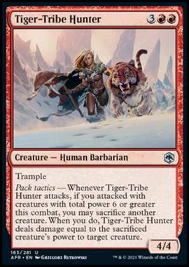 Tiger-Tribe Hunter - Cacciatrice della TribÃ¹ della Tigre - [AFR] [NM] [Foil]