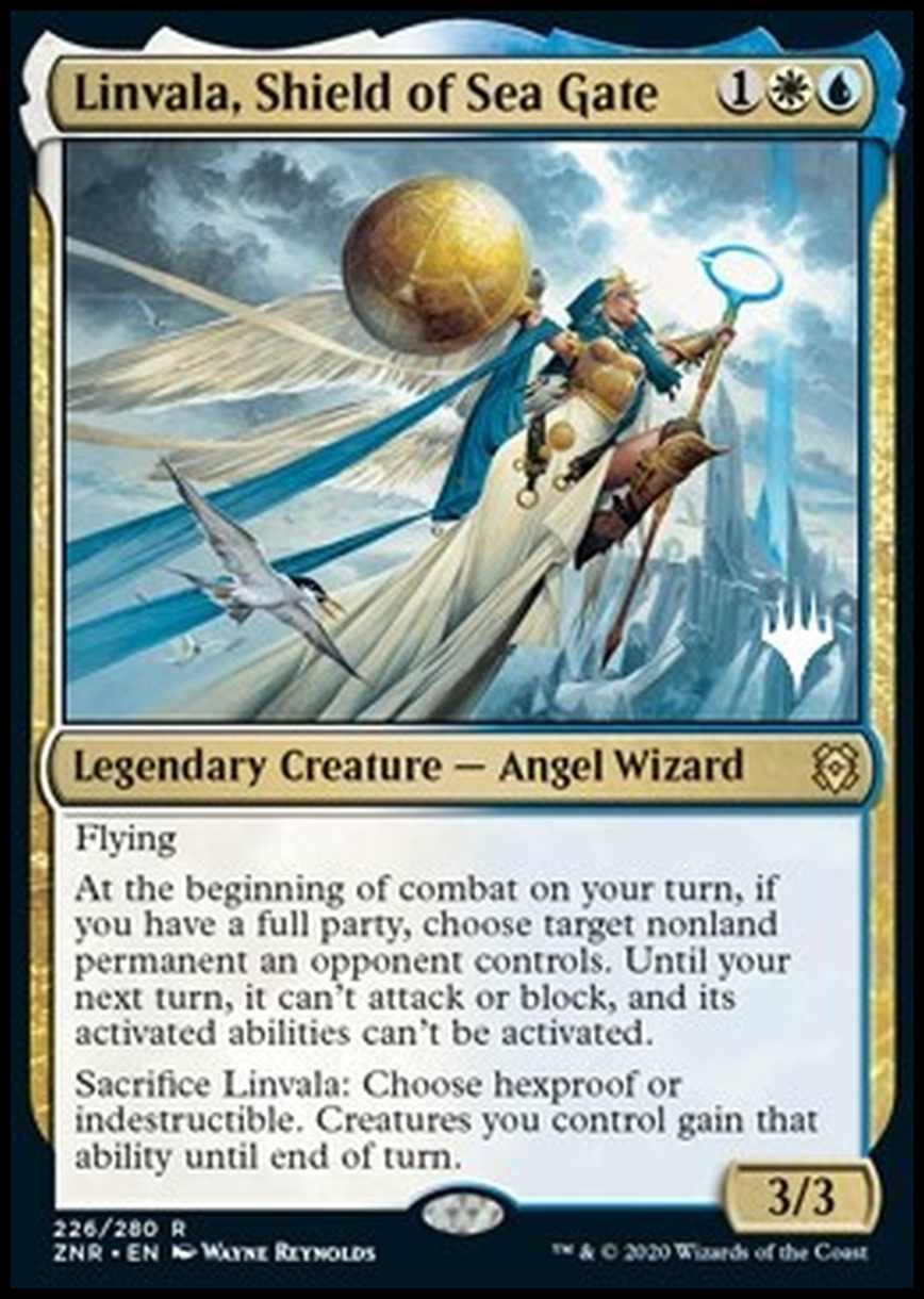 Linvala, Shield of Sea Gate (V.1) - Linvala, Scudo di Portale Marino (V.1) - [PZNR] [NM]