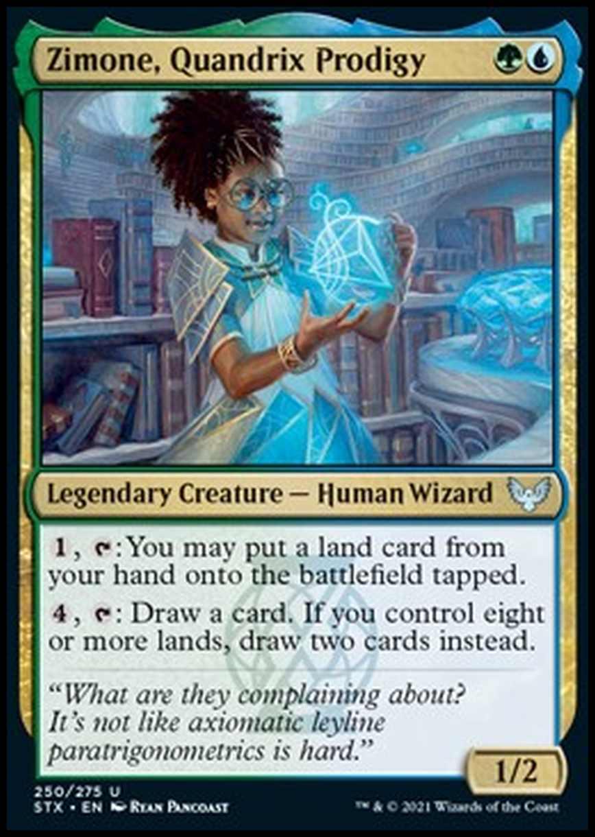 Zimone, Quandrix Prodigy - Zimone, Prodigio di Quandrix - [STX] [NM] [Foil]