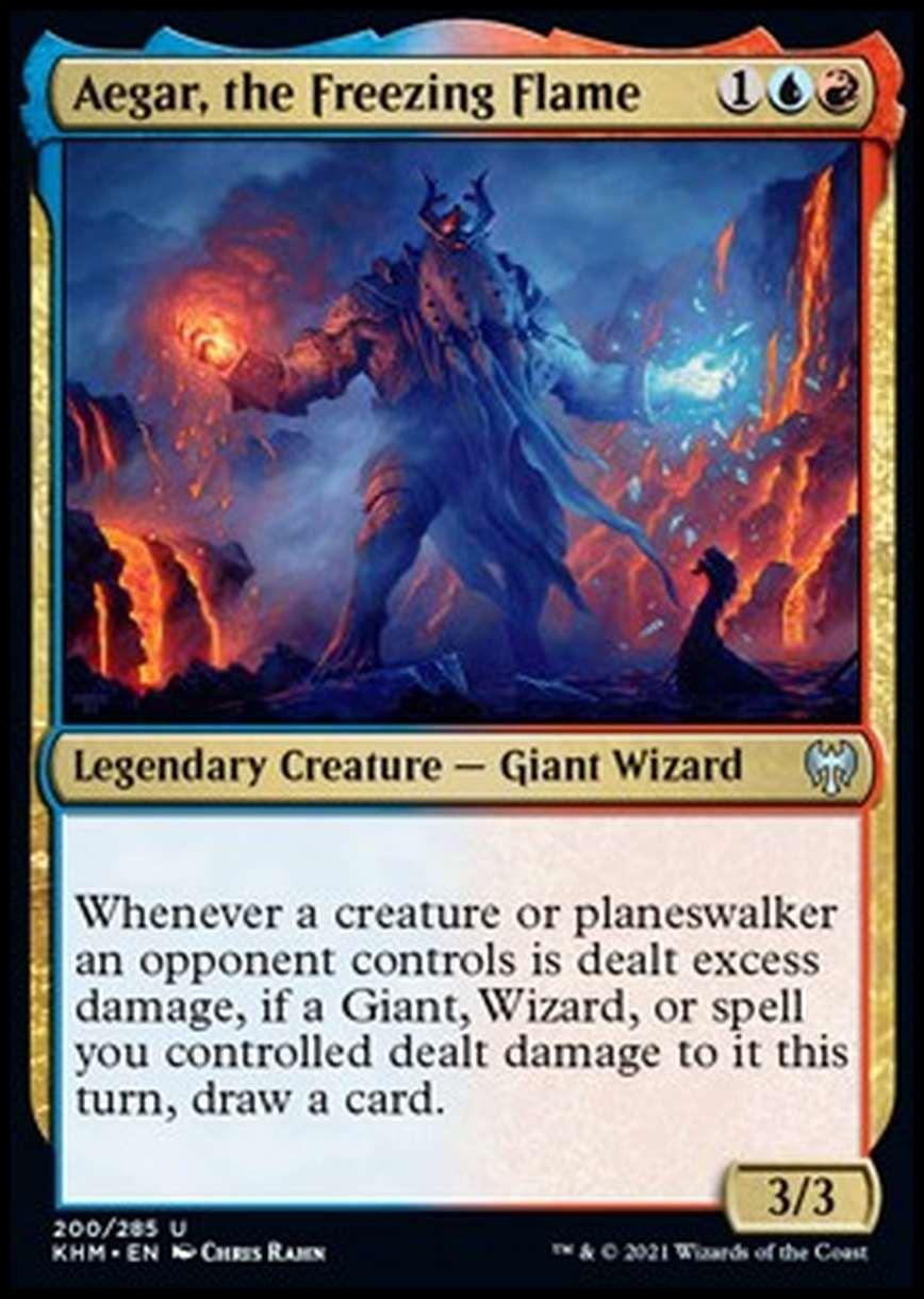 Aegar, the Freezing Flame - Aegar, la Fiamma Congelante - [KHM] [NM] [Foil]