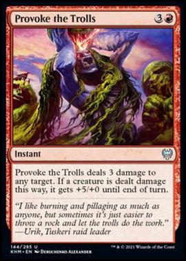 Provoke the Trolls - Provocare i Troll - [KHM] [NM] [Foil]
