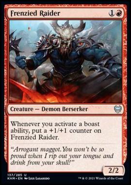Frenzied Raider - Assaltatore Frenetico - [KHM] [NM] [Foil]