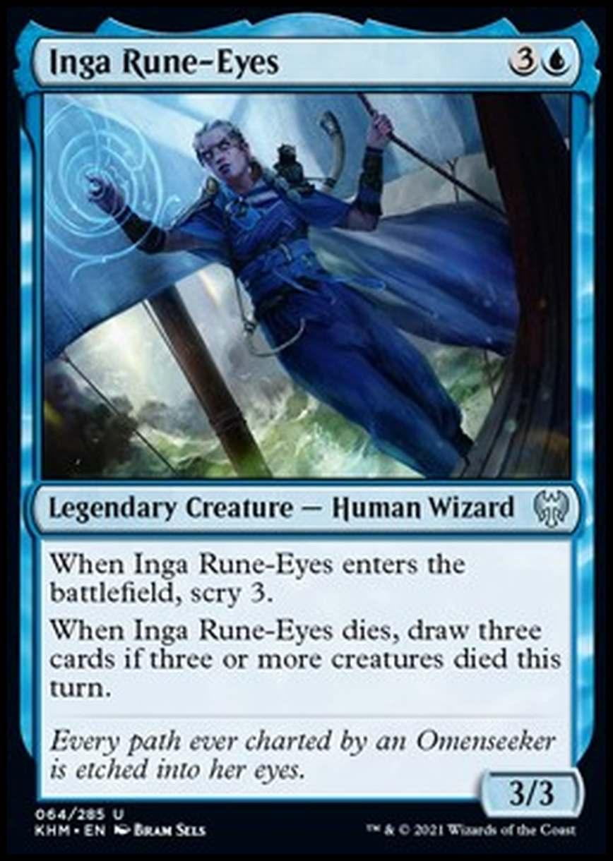 Inga Rune-Eyes - Inga Occhi Runici - [KHM] [NM] [Foil]
