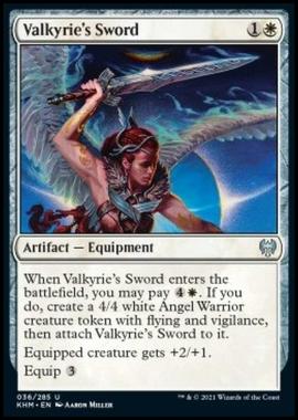 Valkyrie's Sword - Spada della Valchiria - [KHM] [NM] [Foil]
