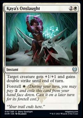 Kaya's Onslaught - Assalto di Kaya - [KHM] [NM] [Foil]