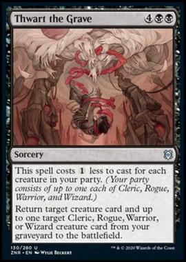 Thwart the Grave - Scongiurare la Tomba - [ZNR] [NM] [Foil]