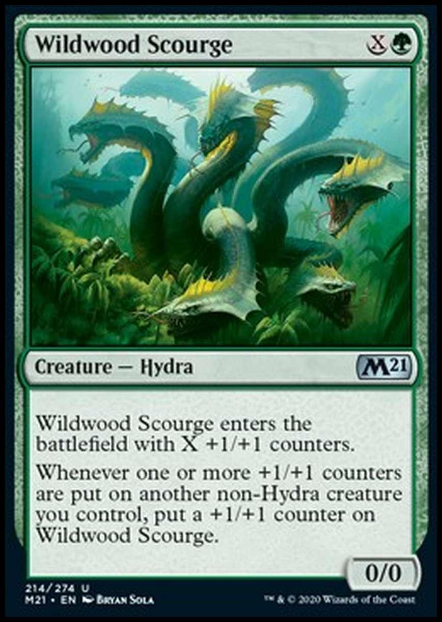 Wildwood Scourge - Flagello di Bosco Selvaggio - [M21] [NM] [Foil]