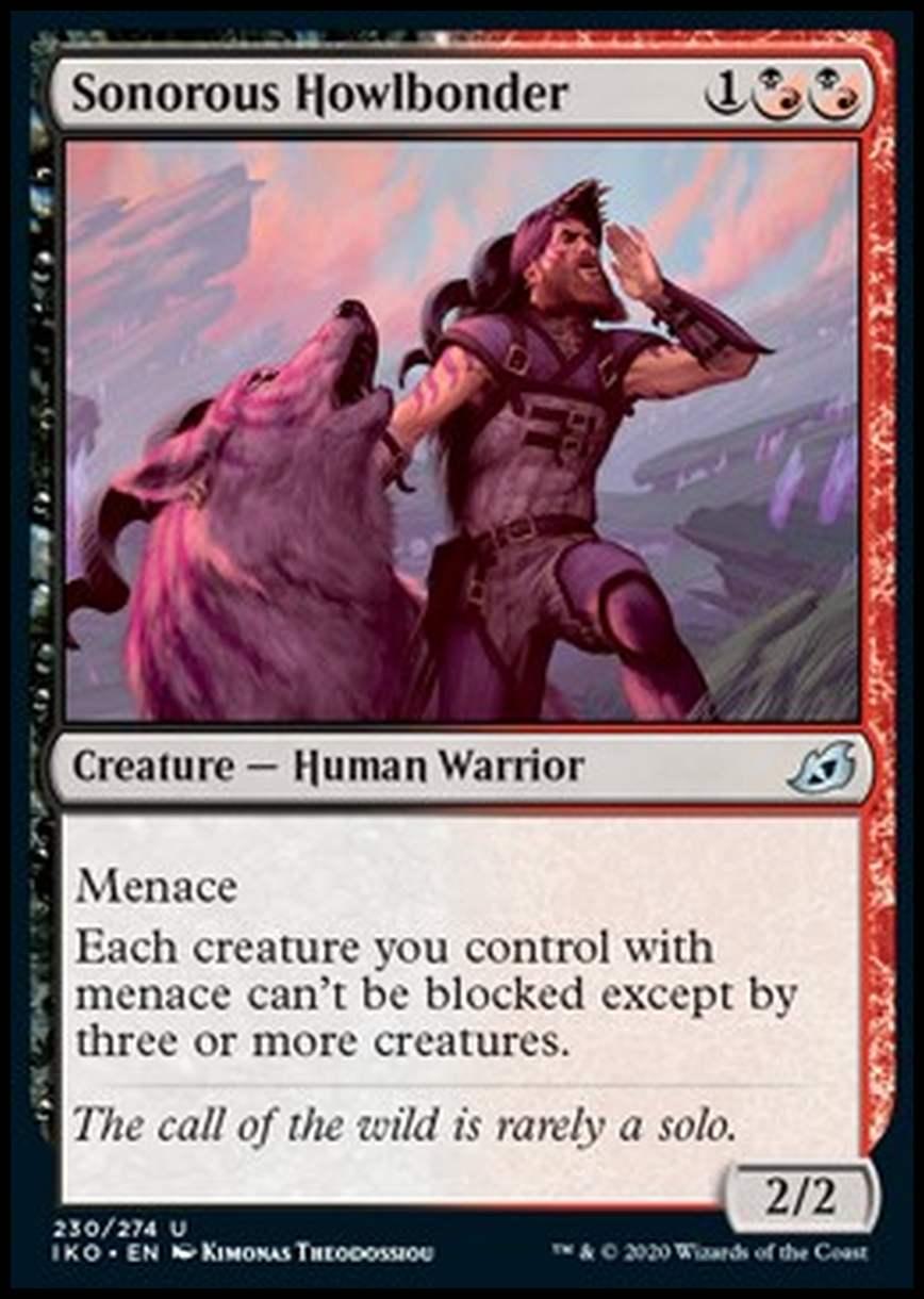 Sonorous Howlbonder - Vincolaululato Sonoro - [IKO] [NM] [Foil]