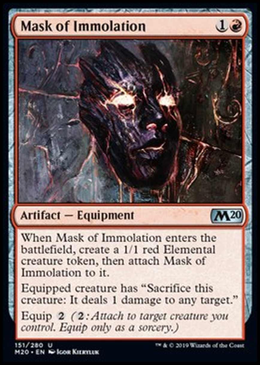 Mask of Immolation - Maschera dell'Immolazione - [M20] [NM] [Foil]