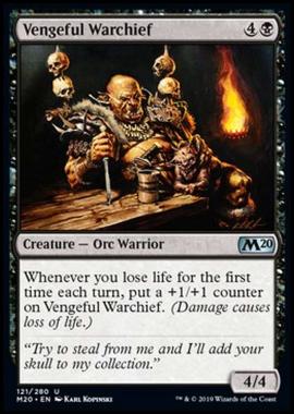 Vengeful Warchief - Condottiero Vendicativo - [M20] [NM] [Foil]