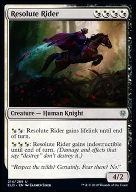Resolute Rider - Cavalcante Risoluta - [ELD] [NM] [Foil]