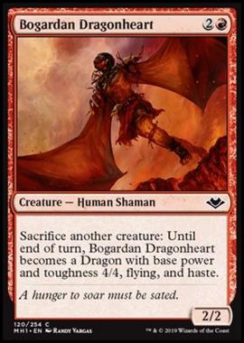 Bogardan Dragonheart - Bogardan Dragonheart - [MH1] [NM] [Foil]