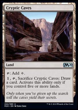 Cryptic Caves - Caverne Criptiche - [M20] [NM]