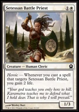 Setessan Battle Priest - Setessan Battle Priest - [THS] [NM] [Foil]