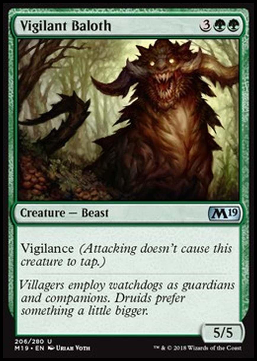 Vigilant Baloth - Baloth Vigile - [M19] [NM] [Foil]