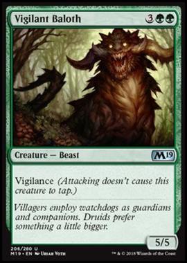 Vigilant Baloth - Baloth Vigile - [M19] [NM] [Foil]