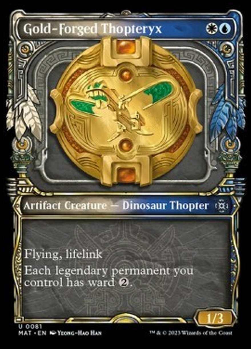 Gold-Forged Thopteryx (V.1) - Gold-Forged Thopteryx (V.1) - [XMAT] [NM]