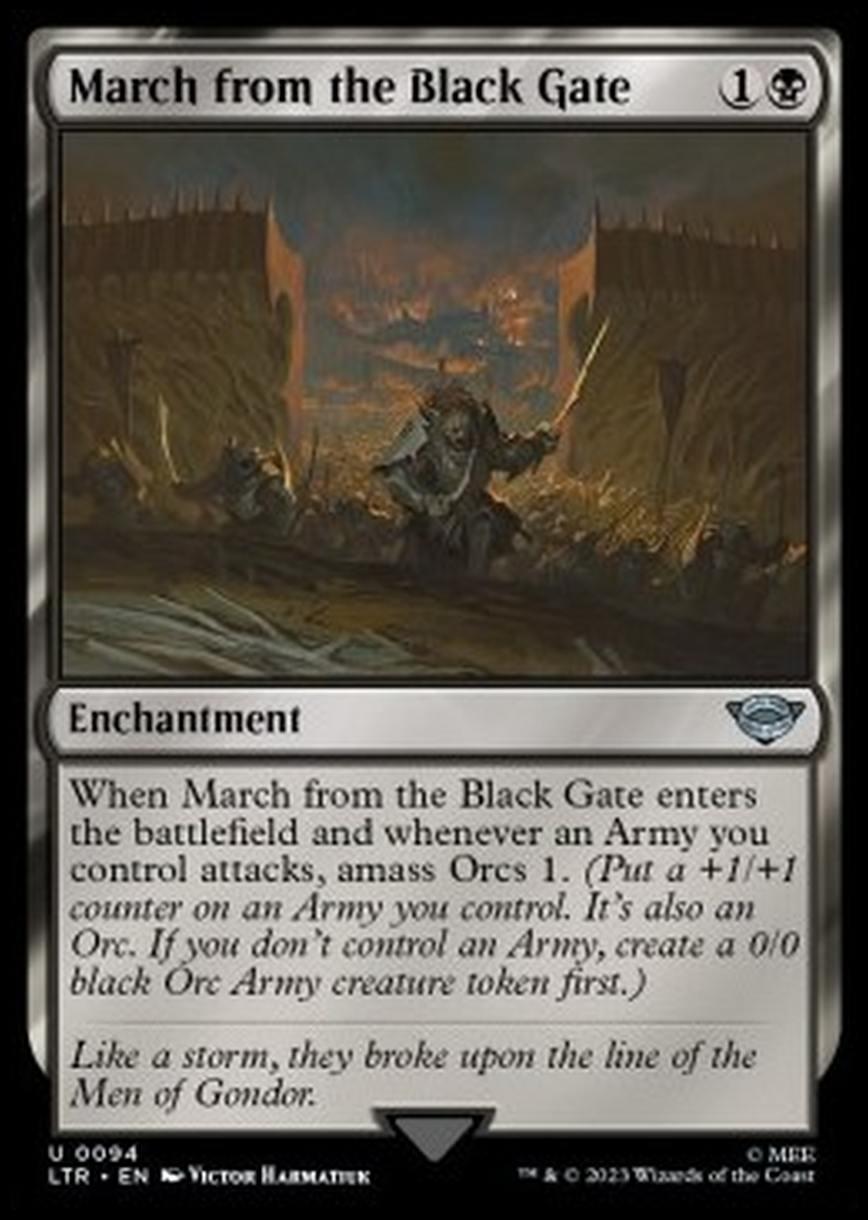 March from the Black Gate - March from the Black Gate - [LTR] [NM] [Foil]