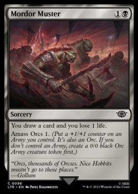 Mordor Muster - Mordor Muster - [LTR] [NM] [Foil]