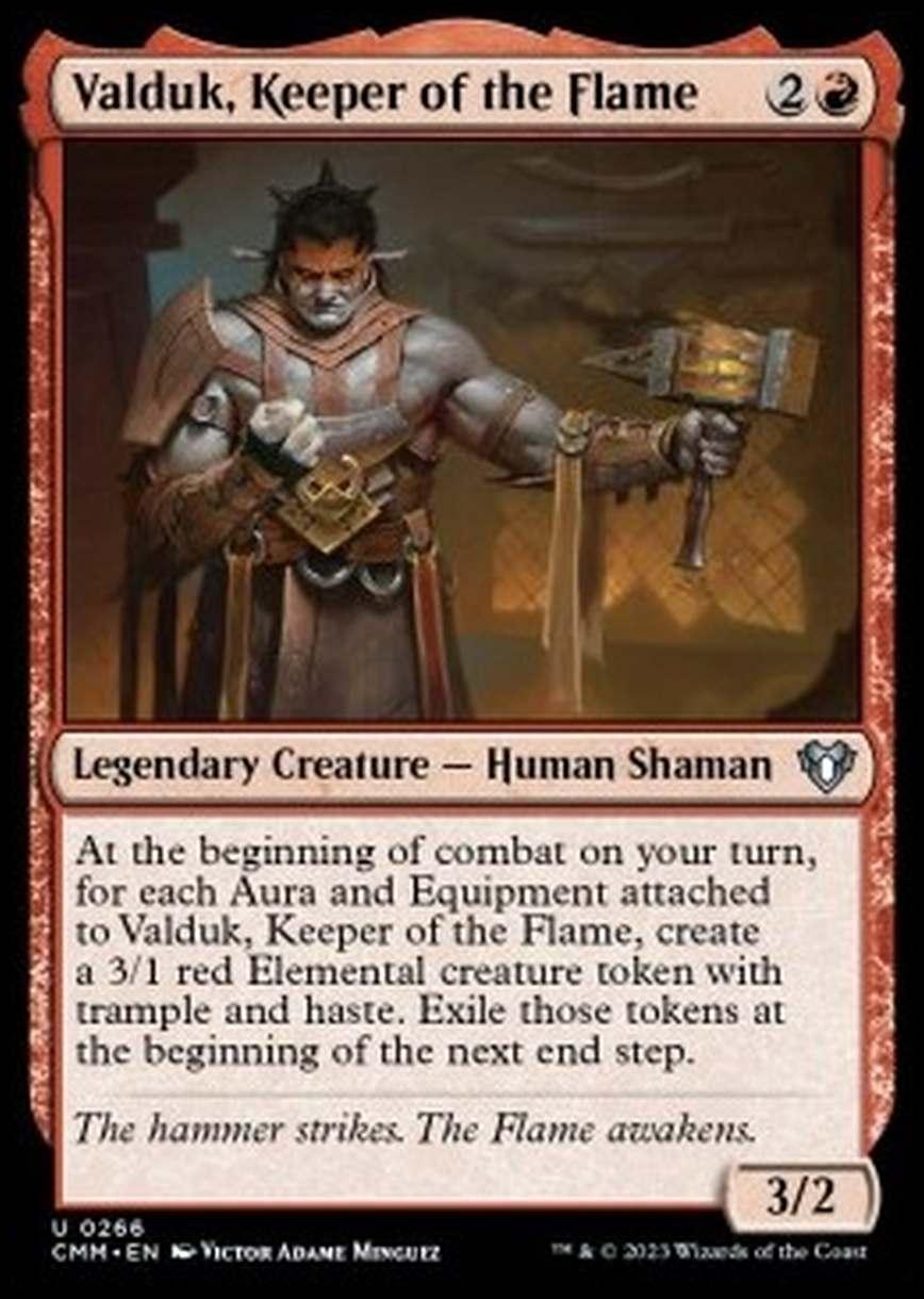 Valduk, Keeper of the Flame - Valduk, Keeper of the Flame - [CMM] [NM] [Foil]