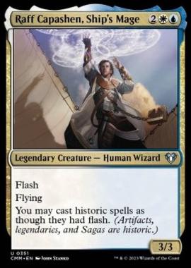 Raff Capashen, Ship's Mage - Raff Capashen, Ship's Mage - [CMM] [NM] [Foil]