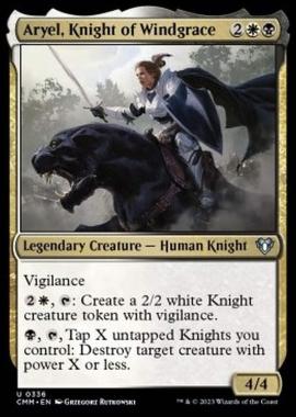 Aryel, Knight of Windgrace - Aryel, Knight of Windgrace - [CMM] [NM] [Foil]