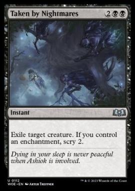 Taken by Nightmares - Taken by Nightmares - [WOE] [NM] [Foil]