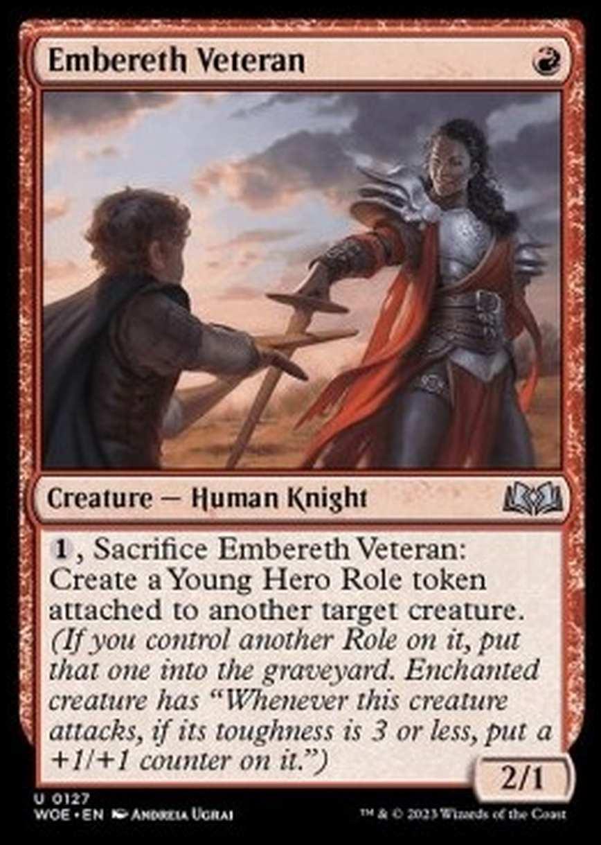 Embereth Veteran - Embereth Veteran - [WOE] [NM] [Foil]