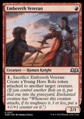 Embereth Veteran - Embereth Veteran - [WOE] [NM] [Foil]