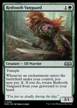 Redtooth Vanguard - Redtooth Vanguard - [WOE] [NM] [Foil]