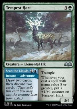 Tempest Hart // Scan the Clouds - Tempest Hart // Scan the Clouds - [WOE] [NM] [Foil]