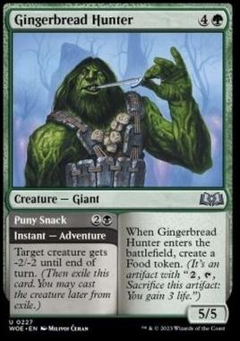 Gingerbread Hunter // Puny Snack - Gingerbread Hunter // Puny Snack - [WOE] [NM] [Foil]