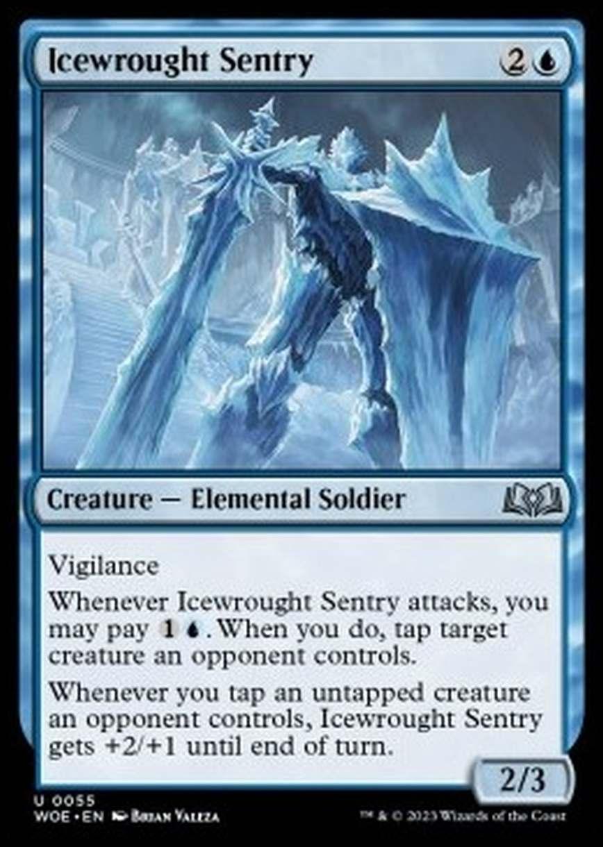 Icewrought Sentry - Icewrought Sentry - [WOE] [NM] [Foil]