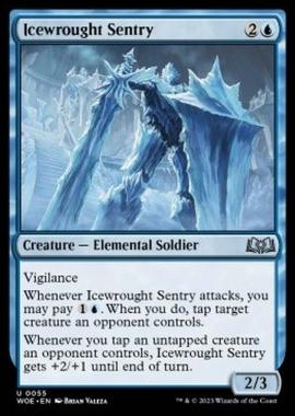 Icewrought Sentry - Icewrought Sentry - [WOE] [NM] [Foil]
