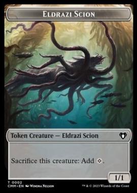 Eldrazi Scion Token (C 1/1) // Spider Token (G 1/2) - Eldrazi Scion Token (C 1/1) // Spider Token (G 1/2) - [XCMM] [NM]