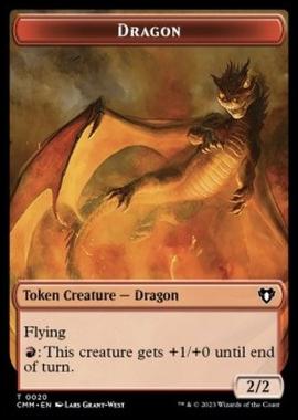 Dragon Token (R 2/2) // Eldrazi Token (C 10/10) - Dragon Token (R 2/2) // Eldrazi Token (C 10/10) - [XCMM] [NM]