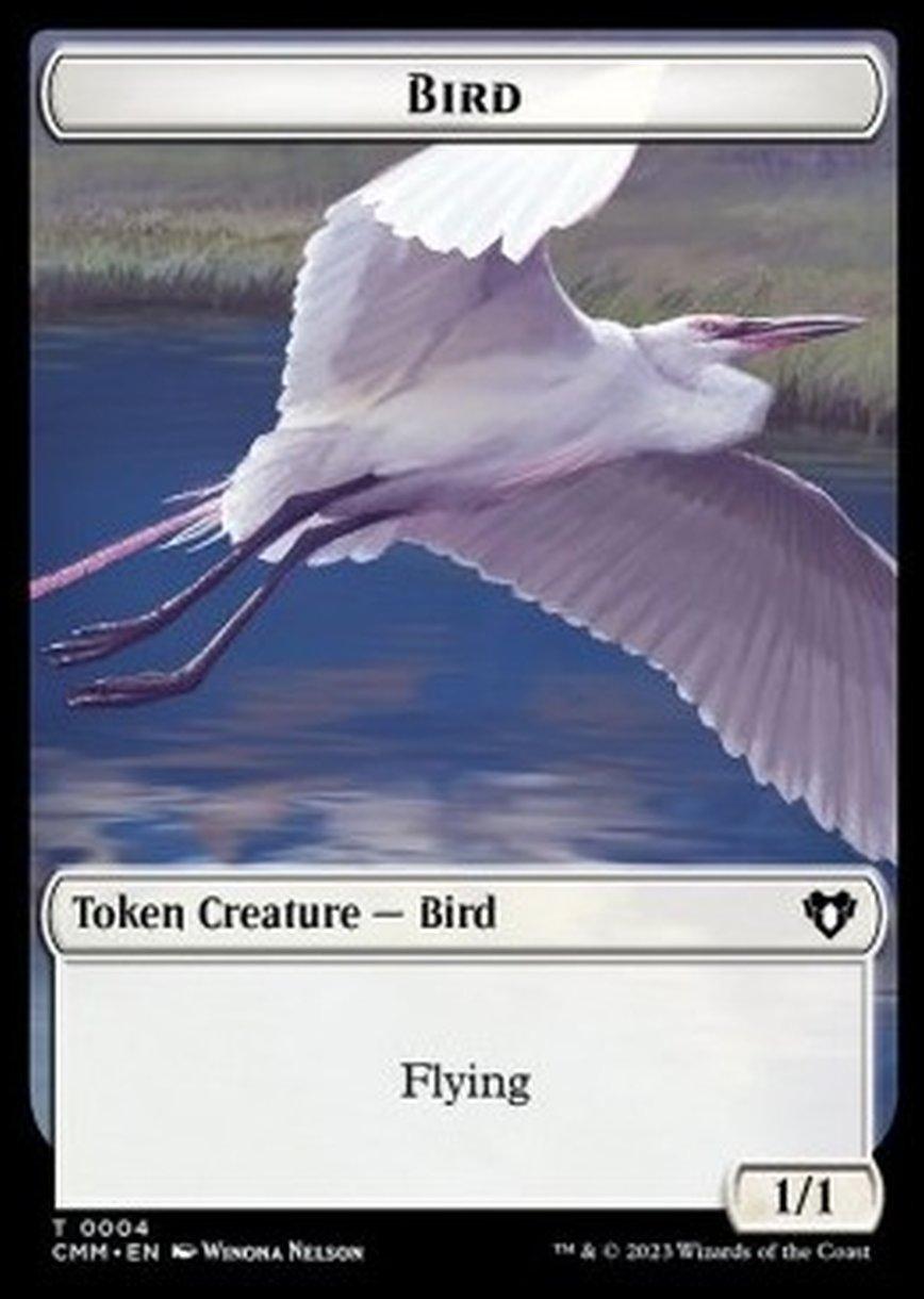 Bird Token (W 1/1) / Myr Token (A 1/1) - Bird Token (W 1/1) / Myr Token (A 1/1) - [XCMM] [NM]