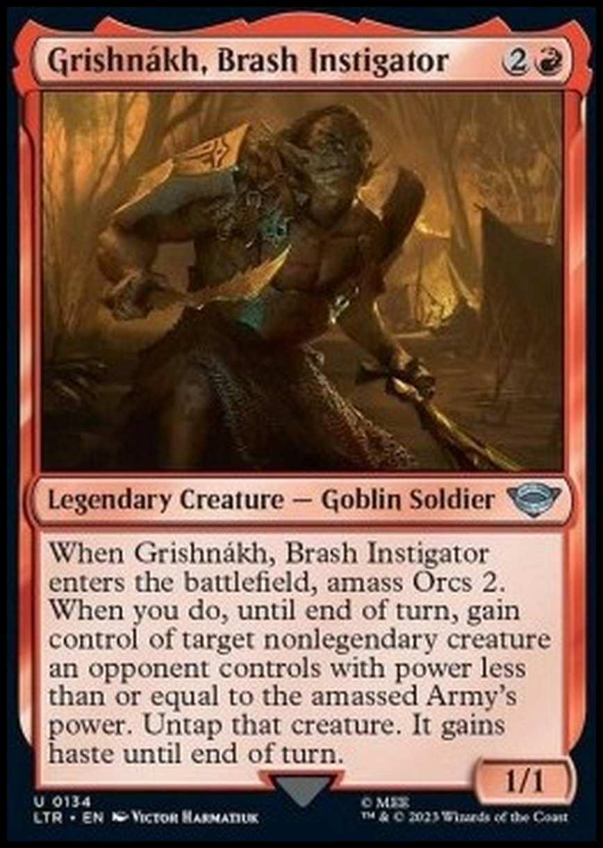GrishnÃ¡kh, Brash Instigator - GrishnÃ¡kh, Brash Instigator - [LTR] [NM] [Foil]