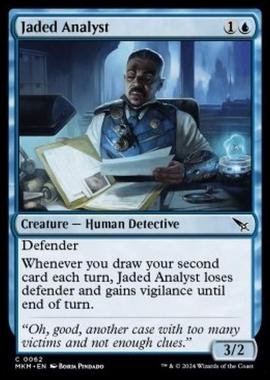 Jaded Analyst - Jaded Analyst - [MKM] [NM] [Foil]