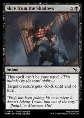 Slice from the Shadows - Slice from the Shadows - [MKM] [NM] [Foil]