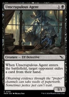Unscrupulous Agent - Unscrupulous Agent - [MKM] [NM] [Foil]