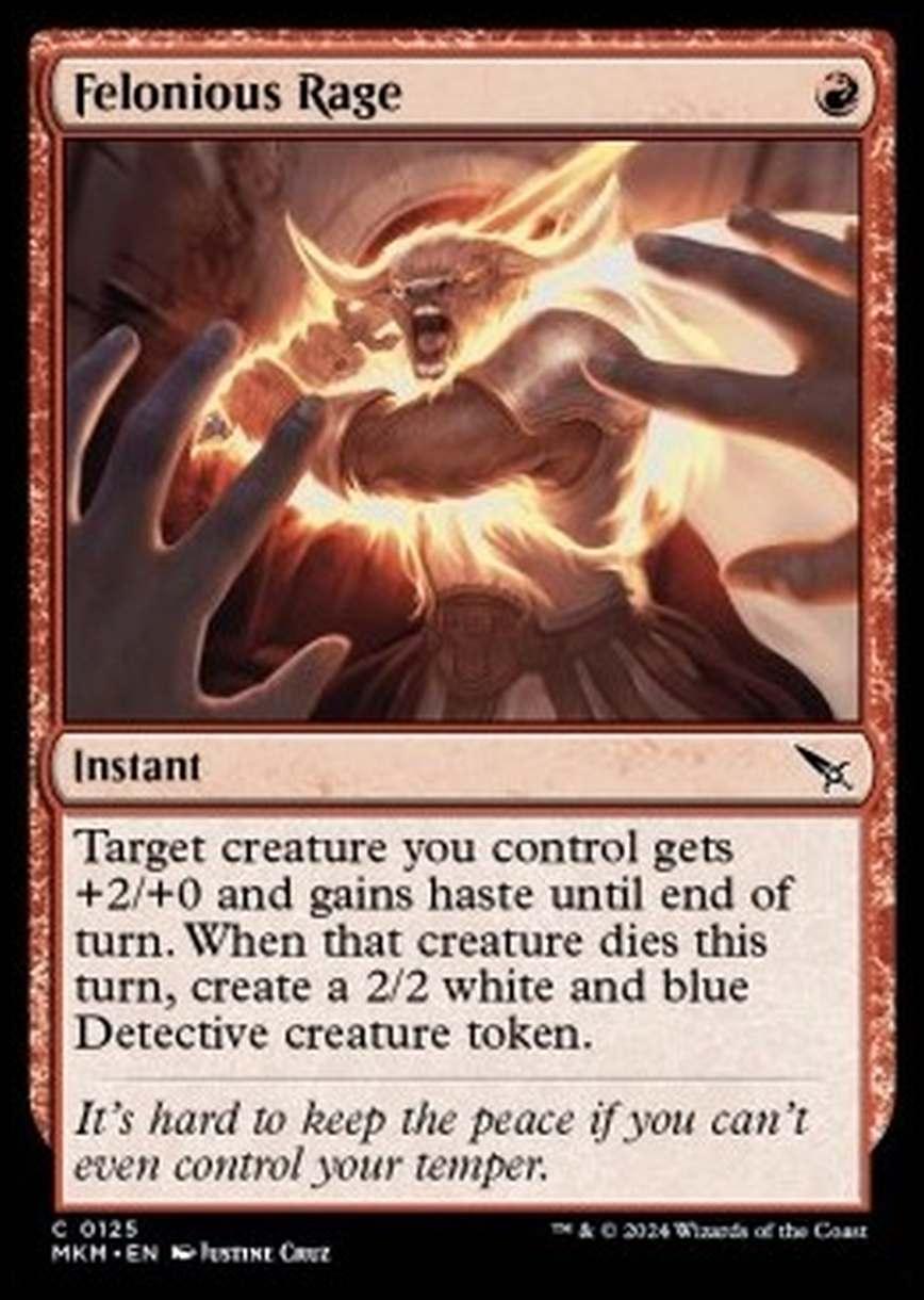 Felonious Rage - Felonious Rage - [MKM] [NM] [Foil]