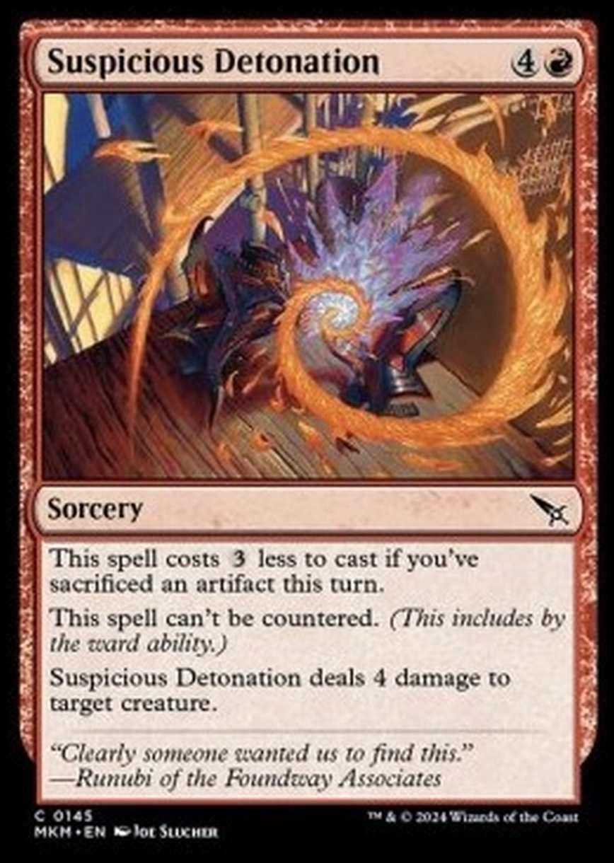Suspicious Detonation - Suspicious Detonation - [MKM] [NM] [Foil]