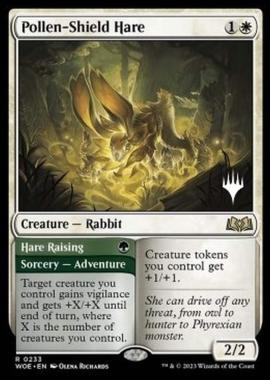 Pollen-Shield Hare // Hare Raising (V.2) - Lepre dello Scudo Pollinico // Allevare Leprotti (V.2) - [PWOE] [NM]