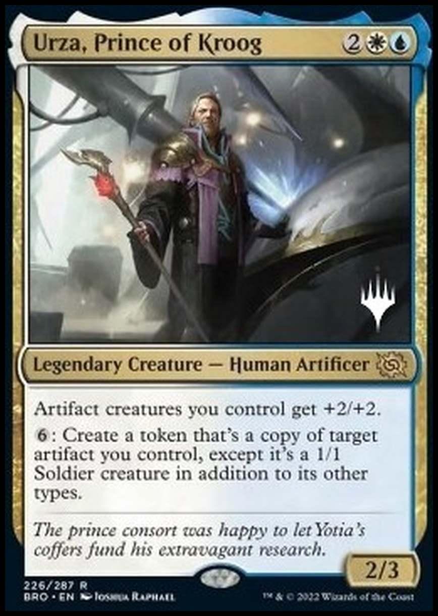Urza, Prince of Kroog (V.2) - Urza, Principe di Kroog (V.2) - [PBRO] [NM]