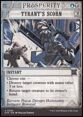 Tyrant's Scorn - Tyrant's Scorn - [OTP] [NM] [Foil]
