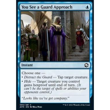 You See a Guard Approach - Vedi una Guardia Avvicinarsi - [AFR] [NM]