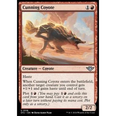 Cunning Coyote - Cunning Coyote - [OTJ] [NM] [Foil]
