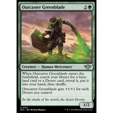 Outcaster Greenblade - Outcaster Greenblade - [OTJ] [NM] [Foil]