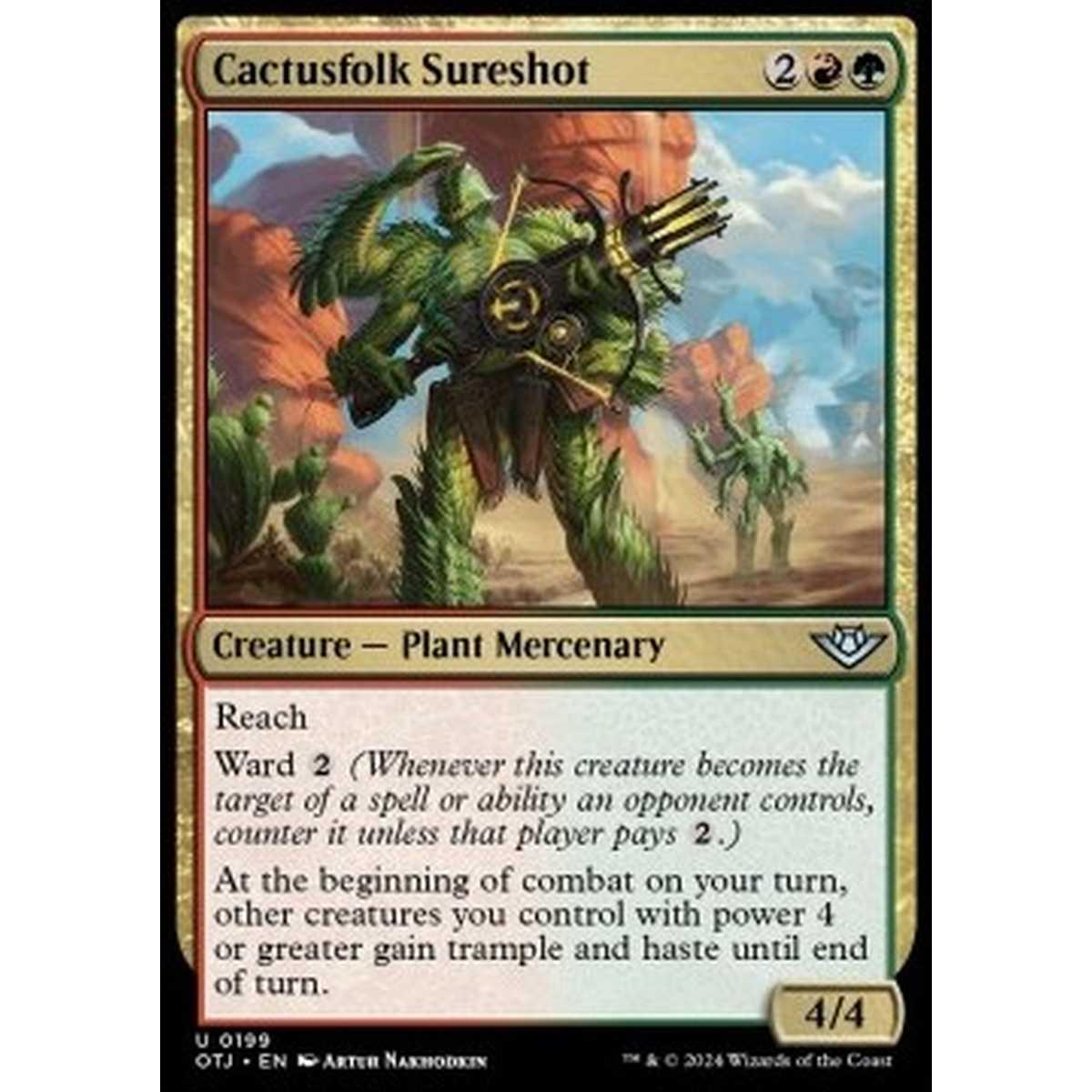 Cactusfolk Sureshot - Cactusfolk Sureshot - [OTJ] [NM] [Foil]